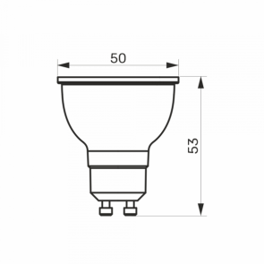 LED лампа TITANUM MR16 6W GU10 4100K №3