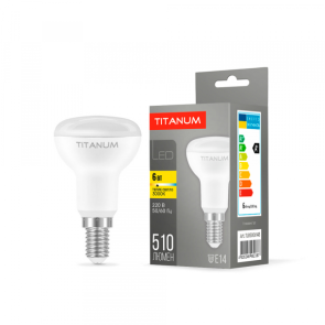 LED лампа TITANUM R50 6W E14 3000K №1
