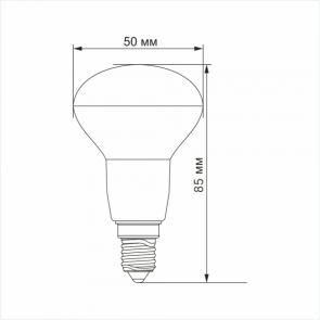 LED лампа TITANUM R50 6W E14 3000K №3