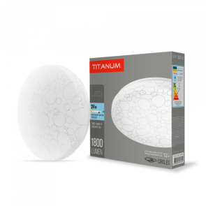 LED светильник настенно-потолочный TITANUM 24Вт 5000K Кольца №2