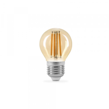 LED лампа TITANUM Filament G45 4W E27 2200K бронза
