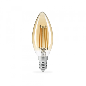 LED лампа TITANUM Filament C37 4W E14 2200K бронза №2
