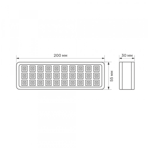 LED світильник аварійний TITANUM 30 LED 6500K №4