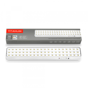 LED светильник аварийный TITANUM 60 LED 6500K №1