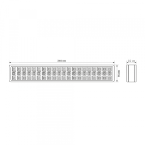LED светильник аварийный TITANUM 60 LED 6500K №4