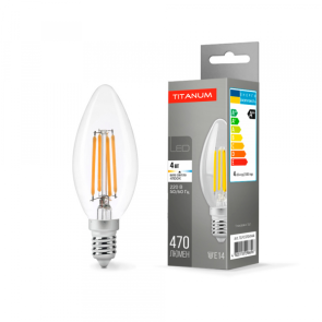 LED лампа TITANUM Filament C37 4W E14 4100K №4