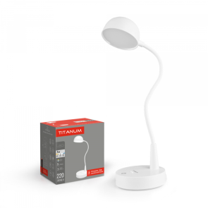 LED лампа настiльна з акумулятором TITANUM TLTF-012W 7W 3000-6000K №9