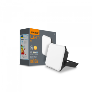 LED прожектор VIDEX F3 20W 5000K 220V Black (VLE-F3-0205B) №1