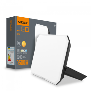 LED прожектор VIDEX F3 100W 5000K 220V Black (VLE-F3-1005B) №1