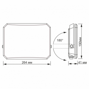 LED прожектор VIDEX F3 100W 5000K 220V Black (VLE-F3-1005B) №7