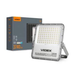 LED прожектор автономний VIDEX VL-FSO5-3005 3740Lm 5000K №1