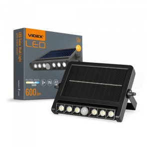LED світильник автономний настінний IP54 VIDEX 600Lm 5000K Сенсорний №16