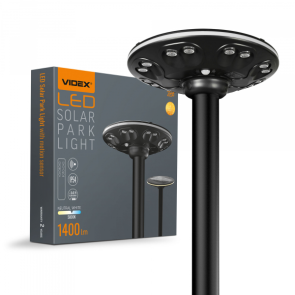 LED світильник автономний парковий IP54 VIDEX 1400Lm Сенсорний №12