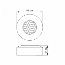 Датчик движения и освещенности VIDEX VL-SPC12W 220V 1200W инфракрасный