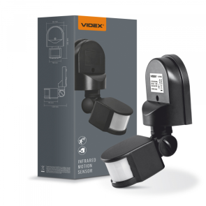 Датчик движения и освещенности VIDEX VL-SPW02B 220V 1200W инфракрасный №1