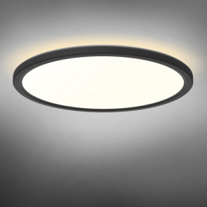LED світильник з декоративною підсвіткою VIDEX DL5R 22Вт 3000K-4000K-5000K Black №9