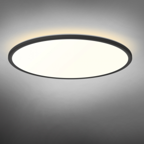 LED светильник с декоративной подсветкой VIDEX DL5R 44Вт 3000K-4000K-5000K Black №8