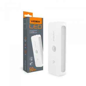 LED Світильник акумуляторний з датчиком руху VIDEX VL-NL053W-S №1