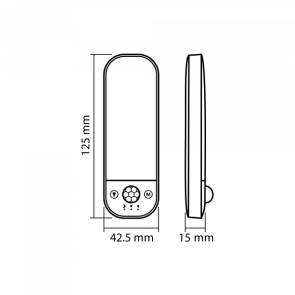LED Светильник аккумуляторный с датчиком движения VIDEX VL-NL014W-S №48