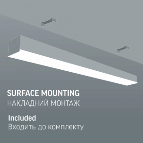 LED світильник лінійний VIDEX BN03 50W 1.2М 5000K 220V Black №5