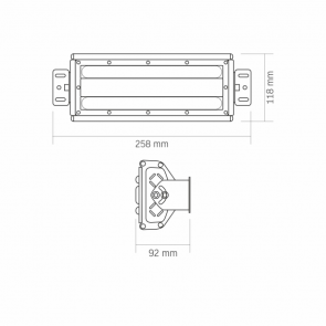 LED светильник высотный линейный VIDEX HB022 50W 5000K 220V №10