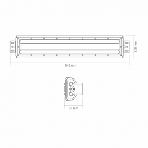 LED світильник висотний лінійний VIDEX HB022 100W 5000K 220V №10