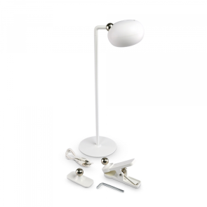 LED лампа настольная с аккумулятором VIDEX VLE-TF18W 3W 3000-5500K Белая №8