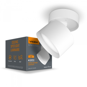Светильник VIDEX под лампу GX53 поворотный Белый VL-SPF18B-W №9
