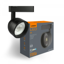 Светильник МАГНИТНЫЙ трековый VIDEX LA78B 18Вт 4000K 48V Black