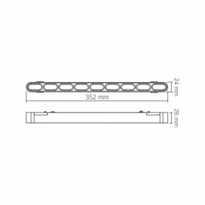 Светильник МАГНИТНЫЙ трековый VIDEX LD19B 18Вт 4000K 48V Black №9