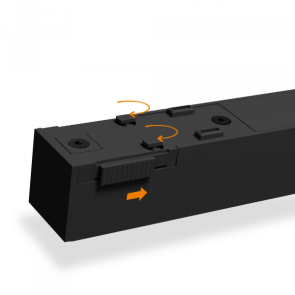 Світильник МАГНІТНИЙ трековий VIDEX LD460B 21Вт 60cm 4000K 48V Black №12