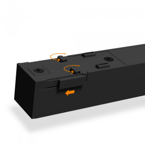 Світильник МАГНІТНИЙ трековий VIDEX LD460B 21Вт 60cm 4000K 48V Black №14