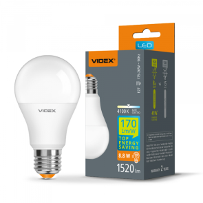 LED лампа VIDEX A60h 8.8W E27 4100K №3