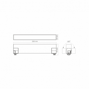 LED светильник трековый VIDEX TR05 15Вт 4100K 220V черный №12