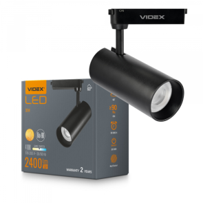 LED светильник трековый VIDEX 30W 60° 4100K черный №6