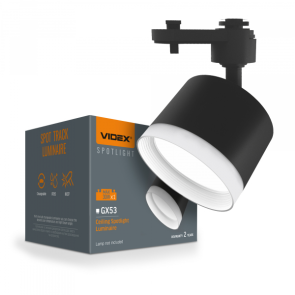 Светильник VIDEX под лампу GX53 трековый Черный VL-SPF17C-BP №9