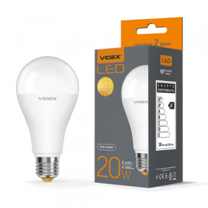 LED лампа VIDEX A65e 20W E27 4100K №1