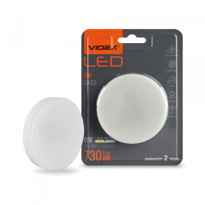 LED лампа VIDEX GX53 8W 4100K 220V №1