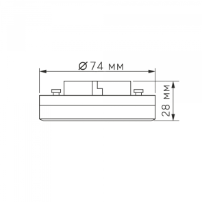 LED лампа VIDEX GX53 12W 3000K 220V №18