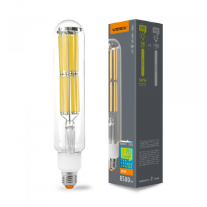 LED лампа VIDEX Filament T52F 50W E27 5000K №1