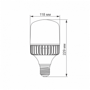 LED лампа VIDEX A118 50W E40 5000K №3