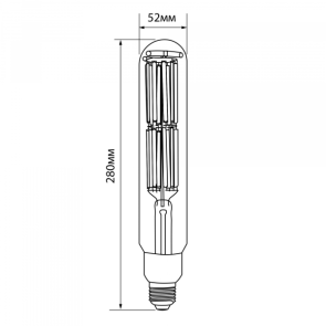 LED лампа VIDEX Filament T52F 50W E27 5000K №3