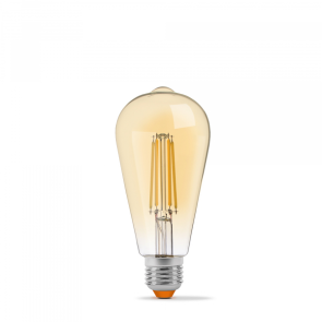 LED лампа VIDEX Filament ST64FA 10W E27 2200K бронза №2