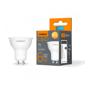 LED лампа VIDEX MR16еD 6W GU10 4100K димерная №1