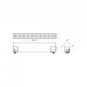LED светильник трековый VIDEX TR06 15Вт 4100K 220V черный №32
