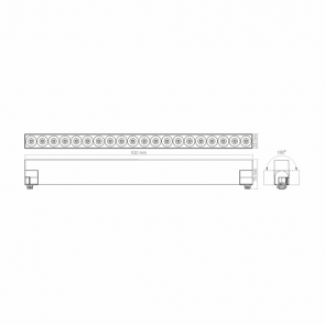 LED светильник трековый VIDEX TR06 30Вт 4100K 220V черный №28
