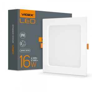 LED светильник Back встроенный квадрат VIDEX 16Вт 5000K №1