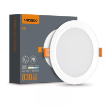 LED светильник Back встроенный круглый VIDEX 9Вт 5000K