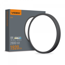 LED Светильник круглый накладной VIDEX 24Вт 5000K Black