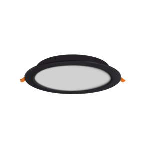 LED світильник Back вбудований круглий VIDEX 20Вт 5000K Black №3